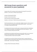 NM Scope Exam questions well answered to pass &lpar;updated&rpar;