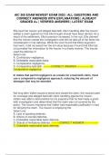 AIC 300 EXAM NEWEST EXAM 2025 &vert; ALL QUESTIONS AND CORRECT ANSWERS WITH EXPLANATIONS &vert; ALREADY GRADED A&plus; &vert; VERIFIED ANSWERS &vert; LATEST EXAM
