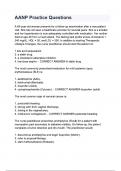 AANP AANP ALL VERSIONS EXAM QUESTIONS WITH DETAILED ANSWERS&vert;  2024 ACTUAL EXAM QUESTIONS AND VERIFIED ANSWERS GET IT 100&percnt; ACCURATE&vert; ALREADY GRADED A&plus;