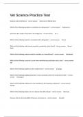  Vet Science Practice Test Questions And Answers Guaranteed Success&period;