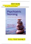 Test Bank For Psychiatric Nursing&colon; Contemporary Practice&comma; 7th Edition By Mary Ann Boyd ISBN&semi;9781975161187 All Chapters 1-43 Fully Covered&comma;Complete Guide A&plus;&vert;&vert;NEWEST VERSION&vert;&vert;&period;