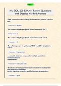  KU BIOL 600 Exam &vert; Biology Graduate-Level Exam Practice Questions and Study Guide