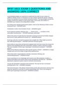 DFST 1013&colon; EXAM 1 QUESTIONS AND ANSWERS 100&percnt; CORRECT