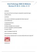 Oral Pathology SEM III Midterm Review P1 W&period; 6 - 8 Ch&period; 4 &plus; 5&colon; Anatomy of Orofacial Structures &lpar;New 2025&sol;2026 Update&rpar; Questions and Answers 100&percnt; Correct 2025 Grade A&plus;&period;