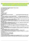 MN JURISPRUDENCE EXAM QUESTIONS AND ANSWERS 