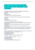 DFST 1013 FINAL EXAM REVIEW QUESTIONS AND ANSWERS 100&percnt; CORRECT