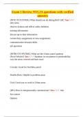 Exam 1 Review NVCJA questions with verified answers