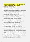 FIRST AID&sol;CPR TEST REVIEW WITH ALL CORRECT & VERIFIED ANSWERS &lpar;UPDATED TO PASS&rpar;