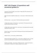 EMT 104 Chapter 13 questions well answered graded A&plus;