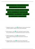 MANAGERIAL ECONOMICS & BUSINESS STRATEGY PRACTICE EXAM QUESTIONS WITH CORRECT DETAILED ANSWERS &vert; ALREADY GRADED A&plus;<RECENT VERSION>
