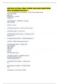 AIR EVAC ACTUAL FINAL PAPER 2025&sol;2026 QUESTIONS WITH ANSWERS RATED A&plus;