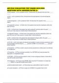 AIR EVAC EVALUATION TEST EXAMS 2025&sol;2026 QUESTIONS WITH ANSWERS RATED A&plus;