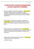 IL MPJE EXAM 2 EXAM 2025 BRAND NEW  ACTUAL EXAM WITH ANSWERS&period;