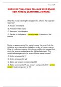 NURS 209 FINAL EXAM ALL QUIZ 2025 BRAND  NEW ACTUAL EXAM WITH ANSWERS&period; 