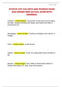 NYSTCE CST 245 ARTS AND SCIENCE EXAM  2025 BRAND NEW ACTUAL EXAM WITH  ANSWERS&period;