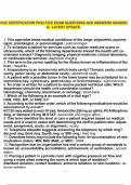 HUC CERTIFICATION PRACTICE EXAM QUESTIONS AND ANSWERS GRADED A&plus; LATEST UPDATE&period;