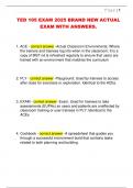 TED 105 EXAM 2025 BRAND NEW ACTUAL  EXAM WITH ANSWERS&period; 