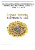 Test bank organic chemistry mechanistic patterns 1st  edition by Ghis w&period; Ogilvie nathan Ackroyd All  Chapters 1-20 Covered