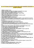 VA TATTOOING EXAM PSI QUESTIONS AND ANSWERS GRADED A&plus; LATEST UPDATE&period;