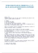 NURS 5220 EXAM &num;2&colon; MODULE 4&comma; 7&comma; 17&comma; 18&comma; 19&comma; 20 EXAM QUESTIONS ANSWERS KEY
