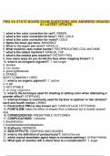 PMU VA STATE BOARD EXAM QUESTIONS AND ANSWERS GRADED A&plus; LATEST UPDATE&period;