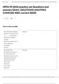 NFPA 99 6040 practice set Questions and answers EXAM&comma; SOLUTIONS &lpar;MULTIPLE CHOICES&rpar; 100&percnt; correct 2025&excl;&excl;