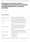 Stott Pilates Comprehensive Matwork COMPREHENSIVE QUESTIONS AND VERIFIED ANSWERS 2025&lpar;GRADED A&plus;&rpar; DETAILED ANSWERS&excl;&excl;