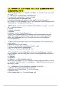 CALFORNIA C10 ELECTRICAL 2025&sol;2026 QUESTIONS WITH ANSWERS RATED A&plus;