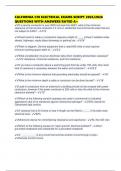 CALFORNIA C10 ELECTRICAL EXAMS SCRIPT 2025&sol;2026 QUESTIONS WITH ANSWERS RATED A&plus;