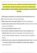 TCEQ class c water license exam &vert; COMPLETE AND DETAILED QUESTIONS AND ANSWERS &vert; 150&plus; REAL EXAM QNA &vert; 2025 LATEST UPDATED 100&percnt; RATED CORRECT &vert; 100&percnt; VERFIED &vert; ALREADY GRADED A&plus;&vert;GUARANTEED TO PASS&excl;&excl;
