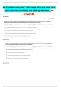 RN ATI LEADERSHIP PROCTORED EXAM WITH NGN 2025-2026&period;  QUESTIONS WITH CORRECT AND VERIFIED ANSWERS&period;  A&plus;  GRADED&period; 