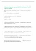ETS Business Major Exit Exam with 100&percnt; Correct Answers &vert; Verified &vert;Latest version 2025