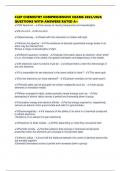 CLEP CHEMISTRY COMPREHENSIVE EXAMS 2025&sol;2026 QUESTIONS WITH ANSWERS RATED A&plus;