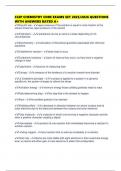 CLEP CHEMISTRY CORE EXAMS SET 2025&sol;2026 QUESTIONS WITH ANSWERS RATED A&plus;