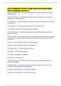 CLEP CHEMISTRY STUDY GUIDE 2025&sol;2026 QUESTIONS WITH ANSWERS RATED A&plus;