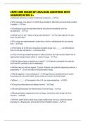 CNPR CORE EXAMS SET 2025&sol;2026 QUESTIONS WITH ANSWERS RATED A&plus;