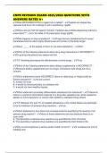 CNPR REVISION EXAMS 2025&sol;2026 QUESTIONS WITH ANSWERS RATED A&plus;