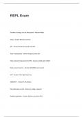 REPL Exam Questions and Answers