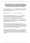AGA CGFM&colon; Chapter 3 & 4 - Acquisition management & Internal Controls Problem set study Exam Questions and complete solution Guaranteed Success 2024&sol;2025
