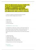 NEWEST HESI MENTAL HEALTH RN QUESTIONS AND ANSWERS V1-V3 TEST BANKS AND  ACTUAL EXAMS &lpar;LATEST  UPDATE 2025&rpar; RATED A&plus; 