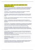 CPCM FINAL PAPER 2025&sol;2026 QUESTIONS WITH ANSWERS RATED A&plus;