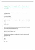 EXSS 276 final Exam with 100&percnt; Correct Answers &vert; Verified &vert;Latest version 2025
