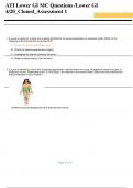 ATI Lower GI MC Questions &sol;Lower GI 4&sol;20&lowbar;Cloned&lowbar;Assessment 1