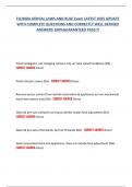 FLORIDA DENTAL LAWS AND RULE Exam LATEST 2025 UPDATE  WITH COMPLETE QUESTIONS AND CORRECTLY WELL DEFINED  ANSWERS 100&percnt;GUARANTEED PASS&excl;&excl;&excl;