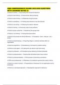 CQIB COMPREHENSIVE EXAMS 2025&sol;2026 QUESTIONS WITH ANSWERS RATED A&plus;