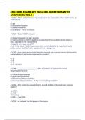 CQIB CORE EXAMS SET 2025&sol;2026 QUESTIONS WITH ANSWERS RATED A&plus;