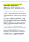 CSBI HFMA COMPREHENSIVE EXAMS 2025&sol;2026 QUESTIONS WITH ANSWERS RATED A&plus;