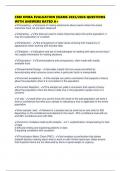 CSBI HFMA EVALUATION EXAMS 2025&sol;2026 QUESTIONS WITH ANSWERS RATED A&plus;
