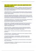 CSBI HFMA EXAMS SCRIPT 2025&sol;2026 QUESTIONS WITH ANSWERS RATED A&plus;