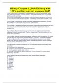 Milady Chapter 1 &lpar;14th Edition&rpar; with 100&percnt; verified correct answers 2025